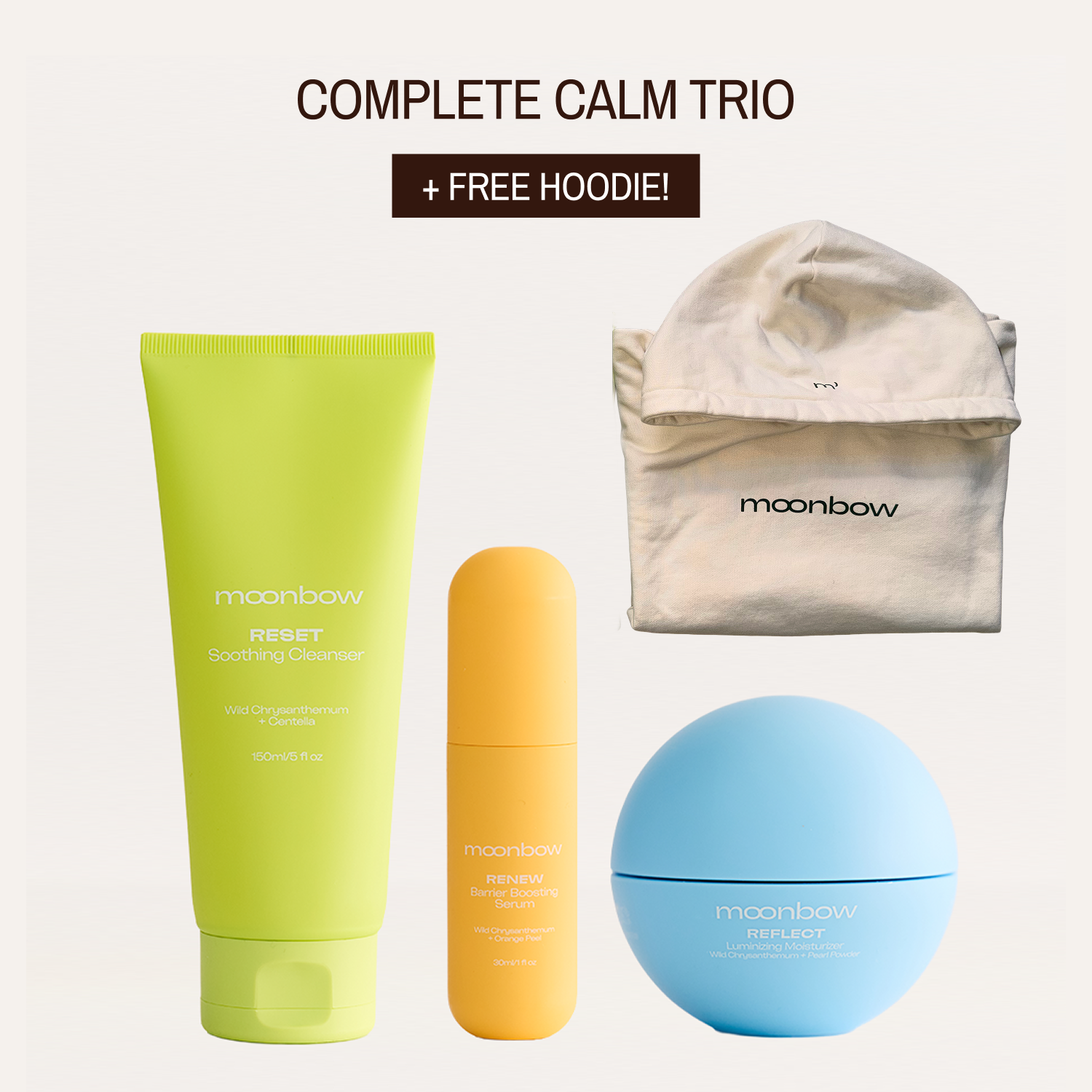 Complete Calm Trio + Free Hoodie