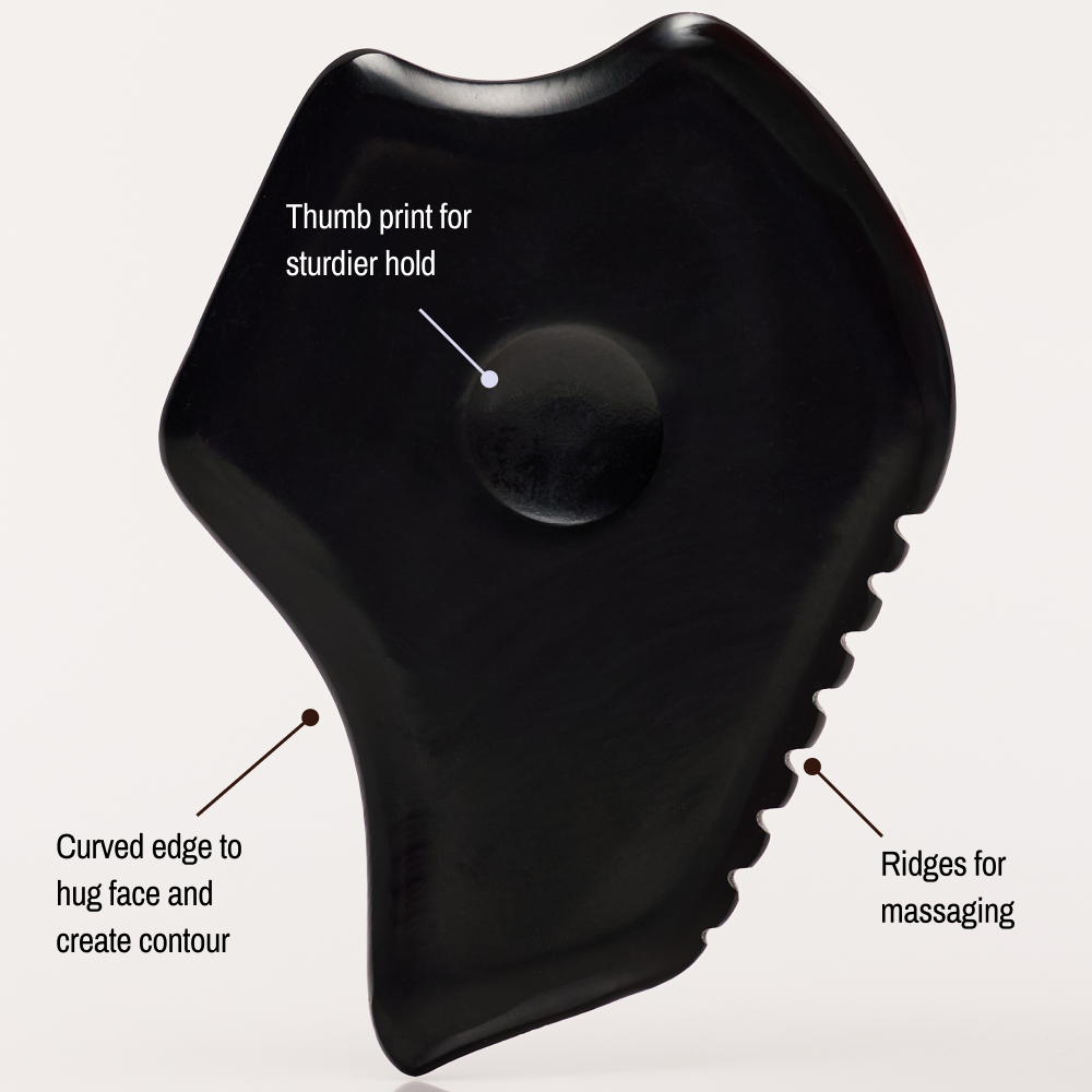 Moonbow Bian Stone Gua Sha