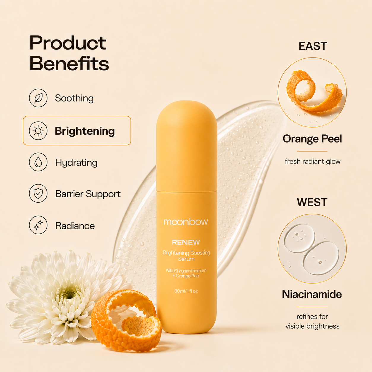 Renew Brightening Boosting Serum | TCM Tremella Mushroom Serum